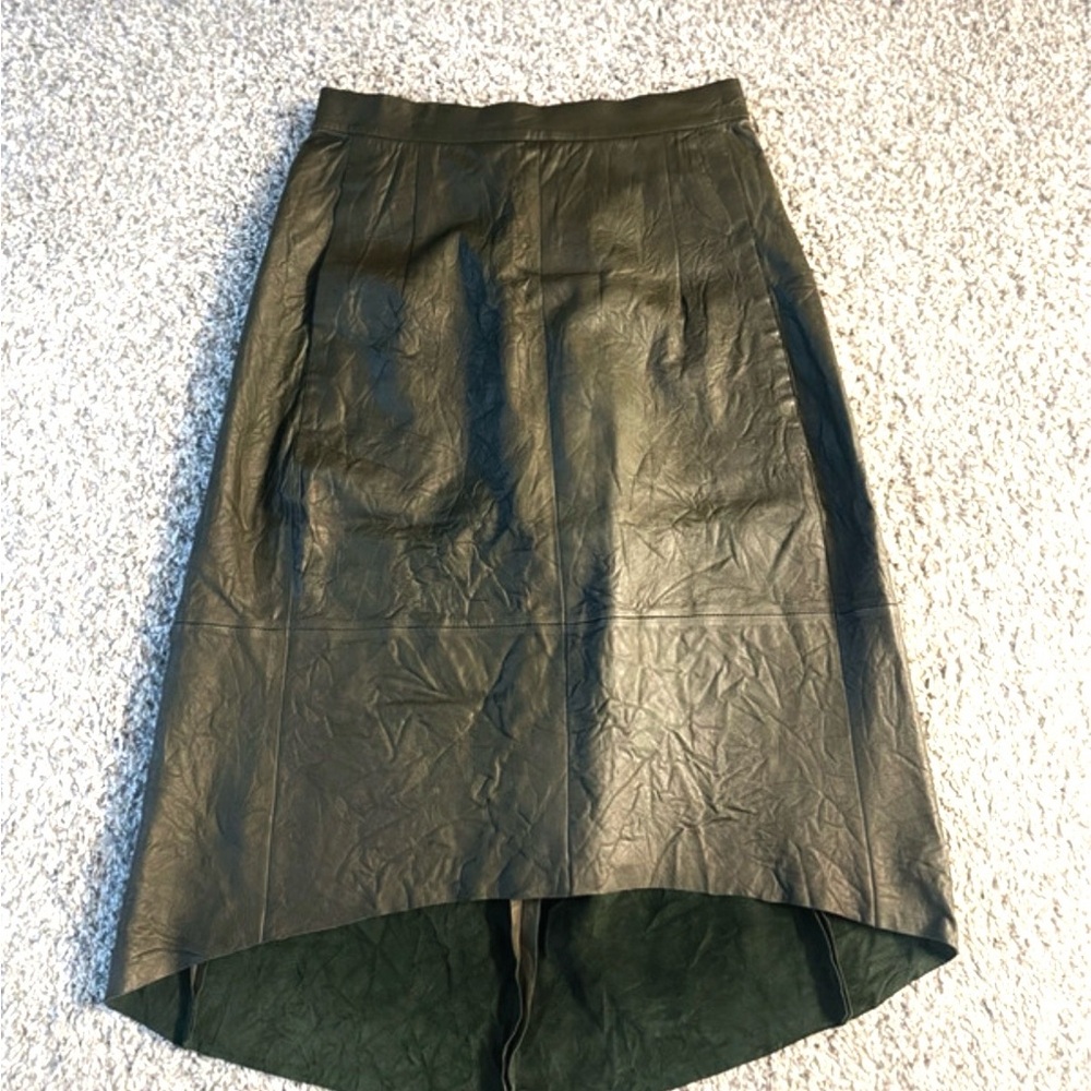 Zadig & Voltaire High-Low Olive Skirt